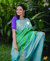 Green Jacquard Silk Saree | Traditional Wedding Wear