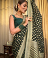 Green Jacquard Silk Saree | Wedding & Festive Wear