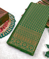 Green Kanjivaram Silk Saree | Bridal & Festive Wear