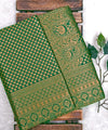 Green Kanjivaram Silk Saree | Bridal & Festive Wear