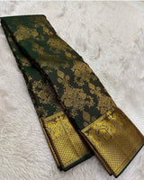 Green Kanjivaram Silk Saree | Festival & Ceremony Wear