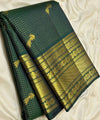 Green Kanjivaram Silk Saree | Festive & Party Wear