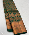 Green Kanjivaram Silk Saree | Wedding & Festive Wear