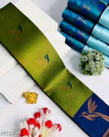 Green Kanjivaram Silk Saree | Wedding & Festive Wear