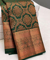 Green Kanjivaram Silk Saree | Wedding & Festive Wear