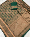 Green Kanjivaram Silk Saree | Wedding & Festive Wear