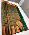 Green Kanjivaram Silk Saree | Wedding & Festive Wear