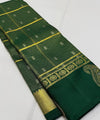 Green Kanjivaram Silk Saree | Wedding & Reception Wear