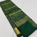 Green Kanjivaram Silk Saree | Wedding & Reception Wear