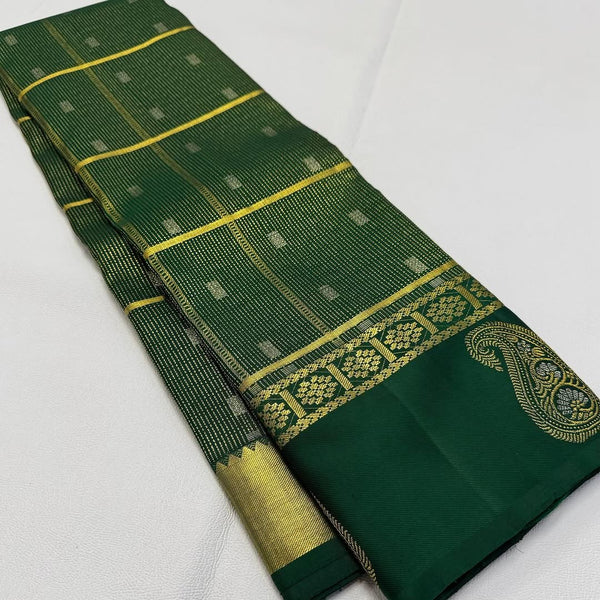 Green Kanjivaram Silk Saree | Wedding & Reception Wear