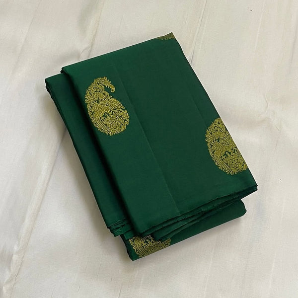 Green Kanjivaram Silk Saree | Wedding & Reception Wear