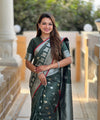 Green Kanjivaram Silk Saree | Wedding & Reception Wear