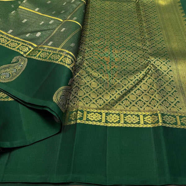 Green Kanjivaram Silk Saree | Wedding & Reception Wear