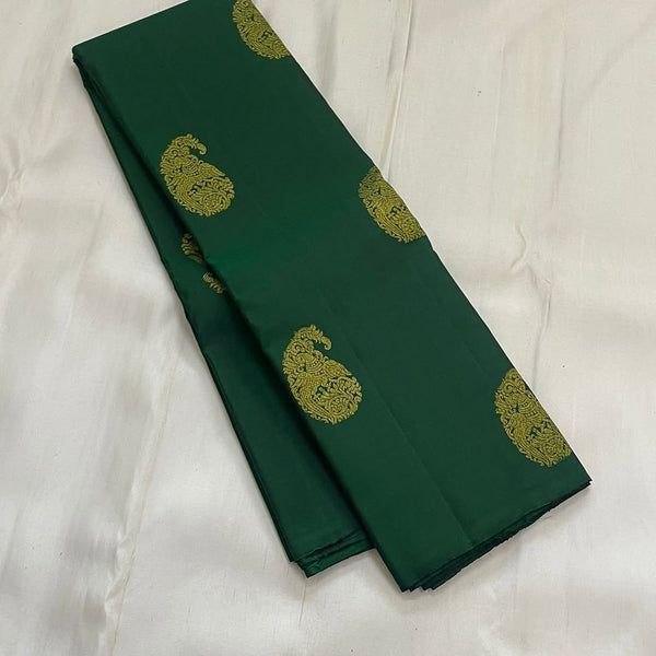 Green Kanjivaram Silk Saree | Wedding & Reception Wear