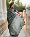 Green Kanjivaram Silk Saree | Wedding & Reception Wear