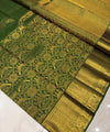 Green Kanjivaram Silk Saree | Wedding & Reception Wear