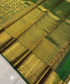Green Kanjivaram Silk Saree | Wedding & Reception Wear