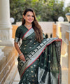 Green Kanjivaram Silk Saree | Wedding & Reception Wear