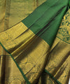 Green Kanjivaram Silk Saree | Wedding & Reception Wear