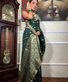 Green Paithani Silk Saree | Festive & Party Wear