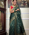 Green Paithani Silk Saree | Festive & Party Wear