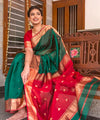Green Paithani Silk Saree | Festive & Party Wear