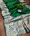 Green Paithani Silk Saree | Traditional Wedding Wear