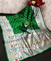 Green Paithani Silk Saree | Traditional Wedding Wear