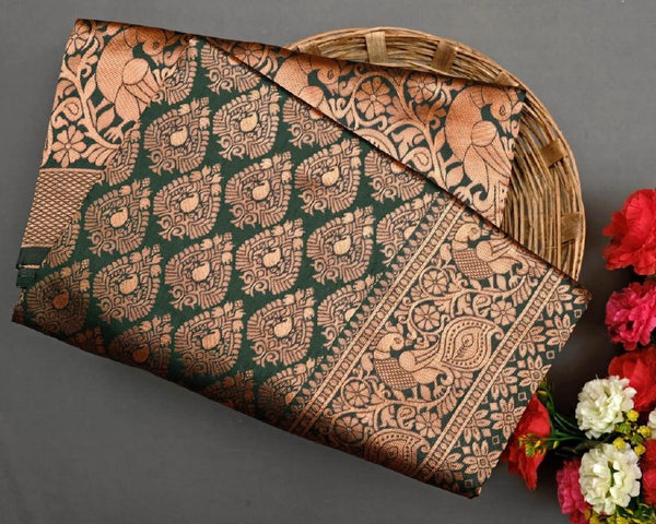 Green Paithani Silk Saree | Wedding & Festive Wear