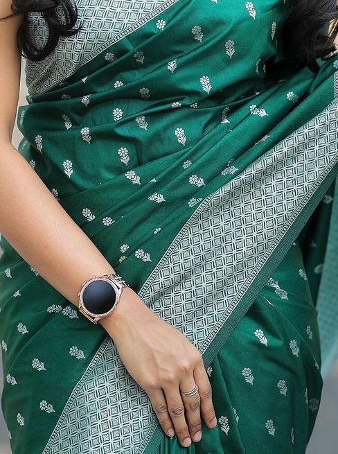 Green Paithani Silk Saree | Wedding & Reception Wear