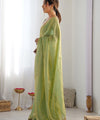 Green Space Silk Sequin Embroidery Saree for Party Wear | RD KAVYA