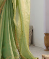 Green Space Silk Sequin Embroidery Saree for Party Wear | RD KAVYA