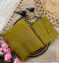 Green Yellow Rangoli Crush Saree with Sequin Bits Blouse | RD VIAANA