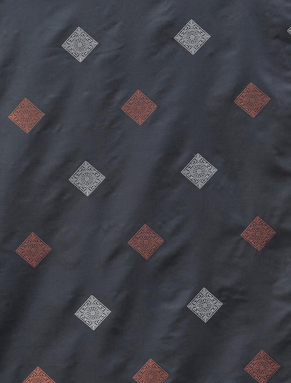 Grey Banarasi Silk Saree | Traditional Zari Weave