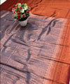 Grey Banarasi Silk Saree | Traditional Zari Weave