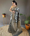 Grey Cotton Saree | Everyday Ethnic Wear