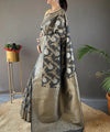 Grey Cotton Saree | Everyday Ethnic Wear