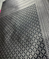 Grey Jacquard Silk Saree | Festive & Party Wear