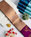 Grey Wine Kanjivaram Silk Saree | Wedding & Festive Wear