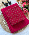 Hot Pink Bollywood Designer Saree | Party & Festive Wear