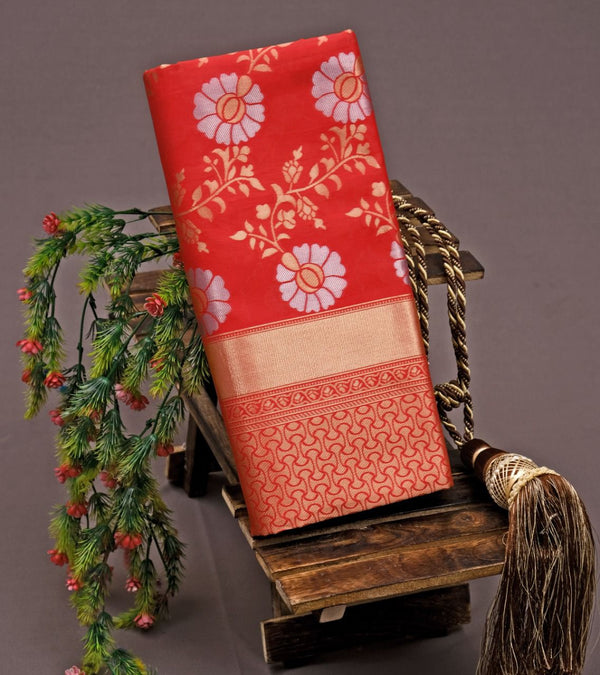 Jacquard Silk Saree | Bridal & Festive Wear