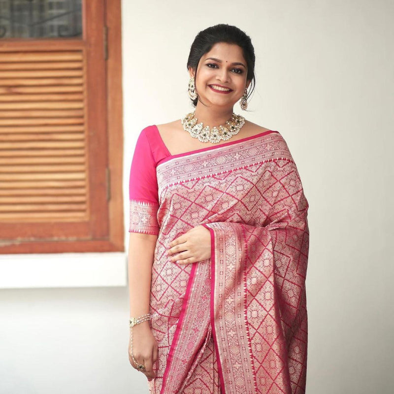 Jacquard Silk Saree | Festive & Party Wear