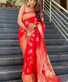 Jacquard Silk Saree | Wedding & Reception Wear
