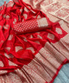 Jacquard Silk Saree | Wedding & Reception Wear
