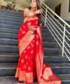 Jacquard Silk Saree | Wedding & Reception Wear