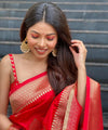 Jacquard Silk Saree | Wedding & Reception Wear