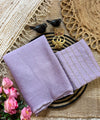 Lavendar Rangoli Crush Saree with Sequin Bits Blouse | RD VIAANA