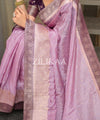 Lavender Banarasi Silk Saree | Ethnic Wear for Women