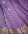 Lavender Cotton Saree | Ethnic Wear for Women