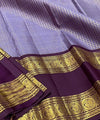 Lavender Kanjivaram Silk Saree | Festive & Party Wear